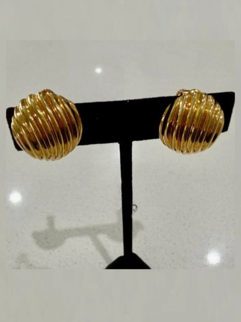 NAPIER Elegant Gold-Tone Earrings